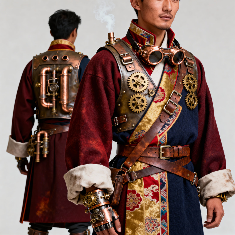 Chuba and Steampunk Men's Outfit Chuba and Steampunk Men's Outfit