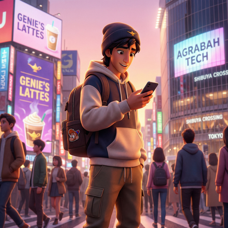 Modern Aladdin in Pixar Style - 2025 Version Modern Aladdin in Pixar Style - 2025 Version