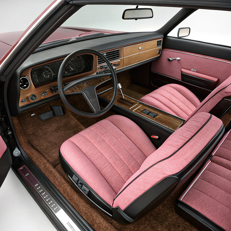 1973 Caprice with Pink Seats & Black Trimming 1973 Caprice with Pink Seats & Black Trimming
