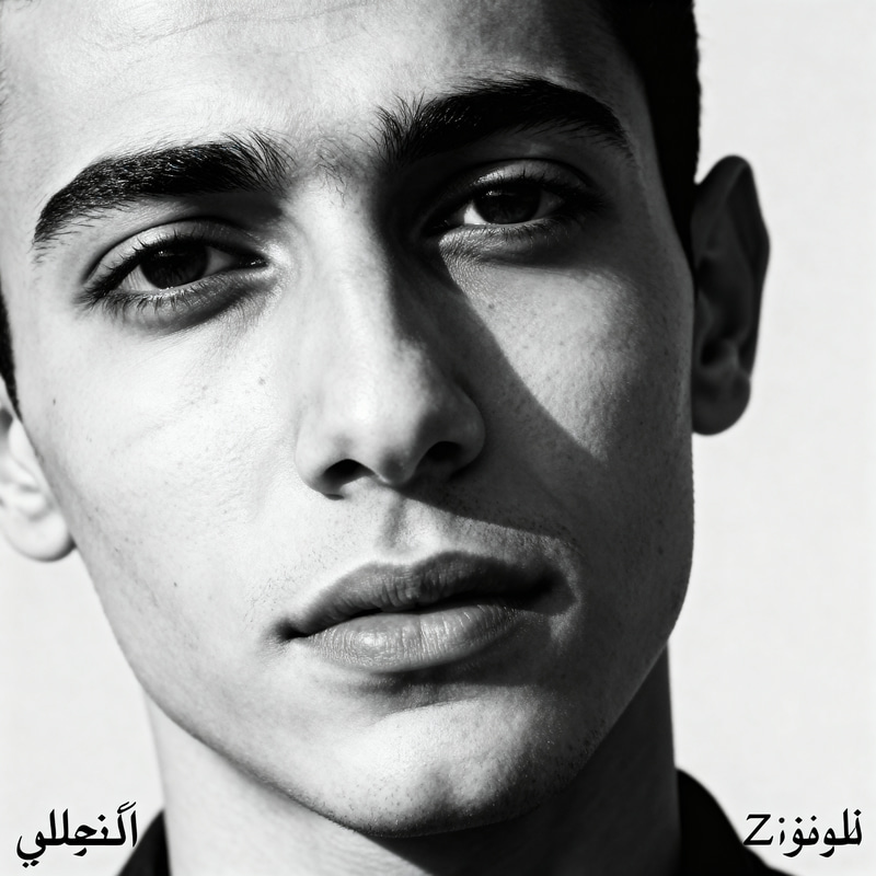 Black and White Shadows with Facial Features Black and White Shadows with Facial Features