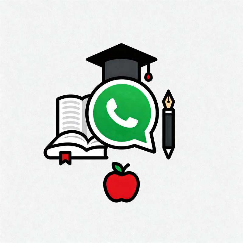 School WhatsApp Group Logo Design