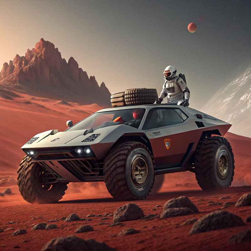 Ferrari Off-Roader on Mars: A New Adventure Ferrari Off-Roader on Mars: A New Adventure