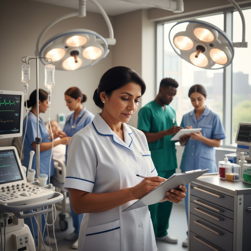 Dynamic Hospital Scene Featuring Master Nurse Dynamic Hospital Scene Featuring Master Nurse