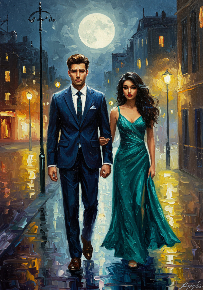 Emotional Breakup Under the Aesthetic Moon Emotional Breakup Under the Aesthetic Moon