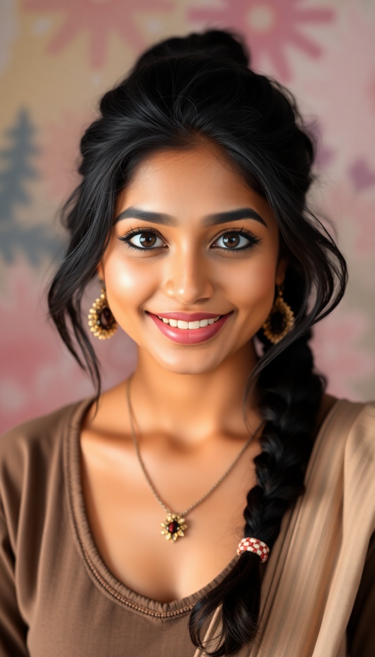 Elegant South Asian Woman in Stylish Attire Elegant South Asian Woman in Stylish Attire