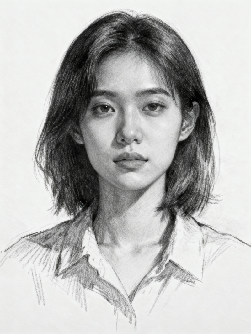 Redo Portrait in Drawing Format - Art Transformation