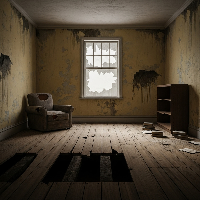 Abandoned Room in Photorealism Abandoned Room in Photorealism