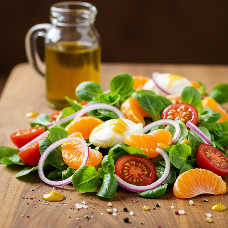 Winter Salad with Field Greens and Citrus Winter Salad with Field Greens and Citrus