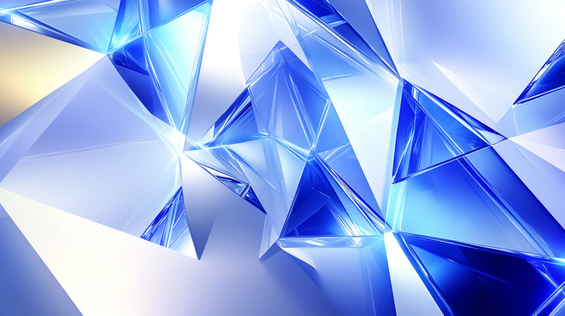 Vibrant Blue & White Neon Triangle Art for Branding Vibrant Blue & White Neon Triangle Art for Branding