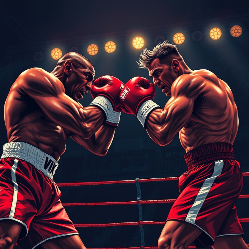 Dynamic Boxing Action: Mike Tyson Inspired Art Dynamic Boxing Action: Mike Tyson Inspired Art