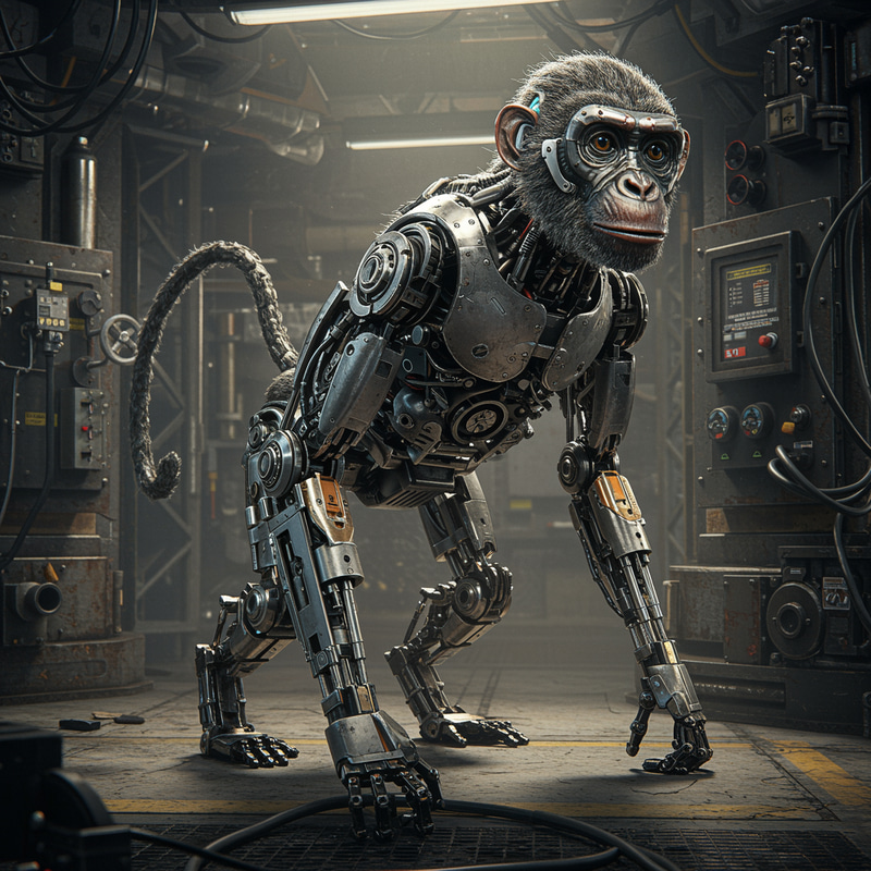 Auto Monkey: Unique Industrial Art Auto Monkey: Unique Industrial Art