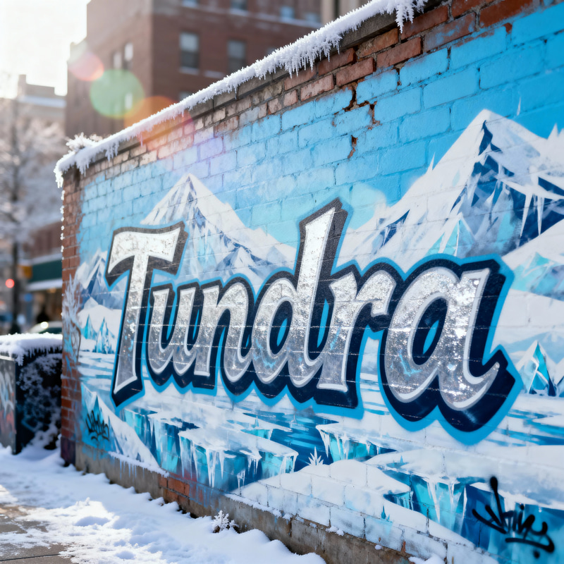 Dynamic Graffiti Art: Tundra in Urban Style