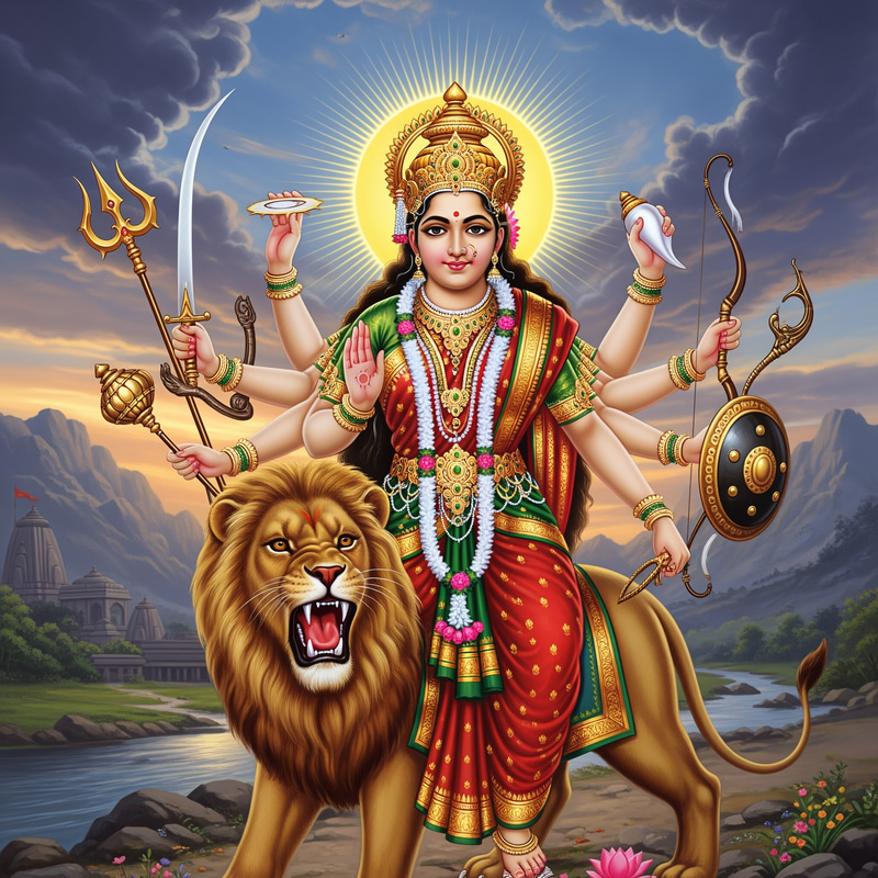 God Durgamma: Symbol of Strength and Power God Durgamma: Symbol of Strength and Power