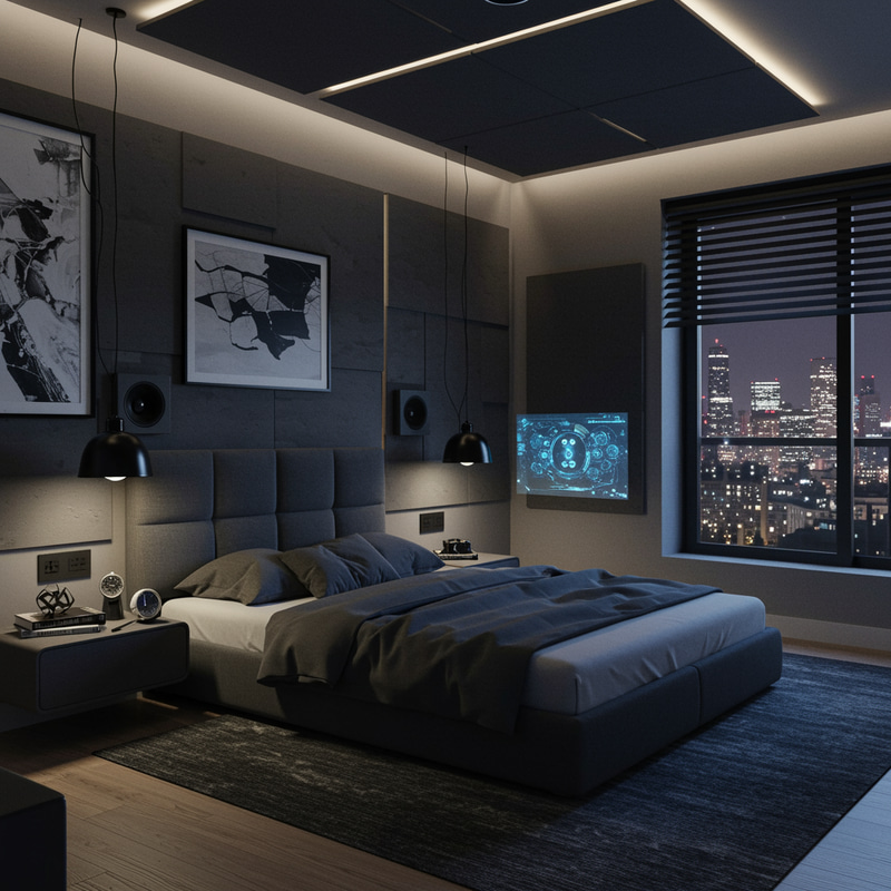 Sleek Modern Bedroom for a Young Billionaire Sleek Modern Bedroom for a Young Billionaire