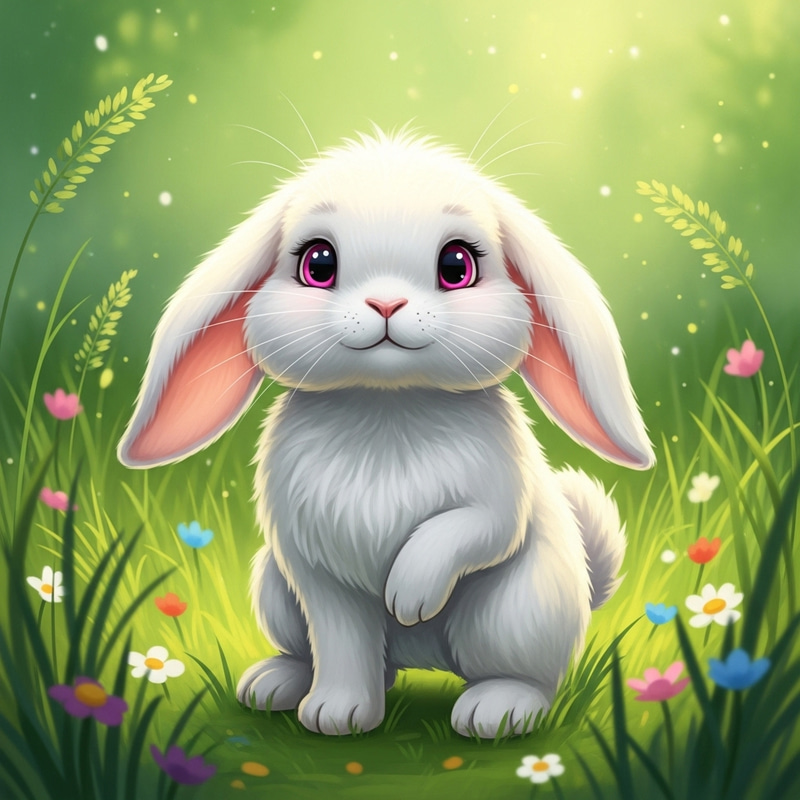 Friendly Rabbit: Adorable and Charming
