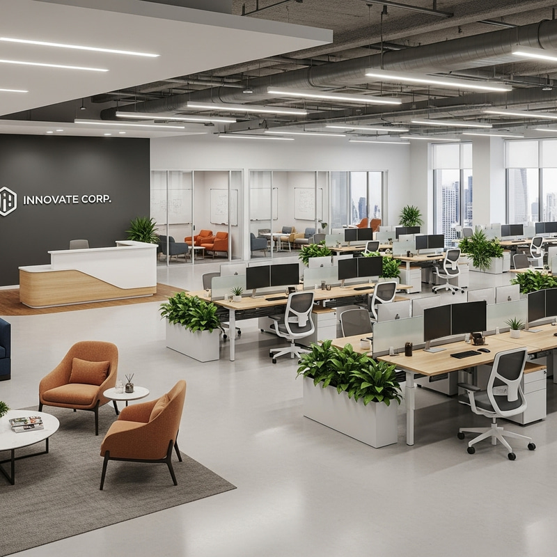 Modern Front Office Layout Ideas