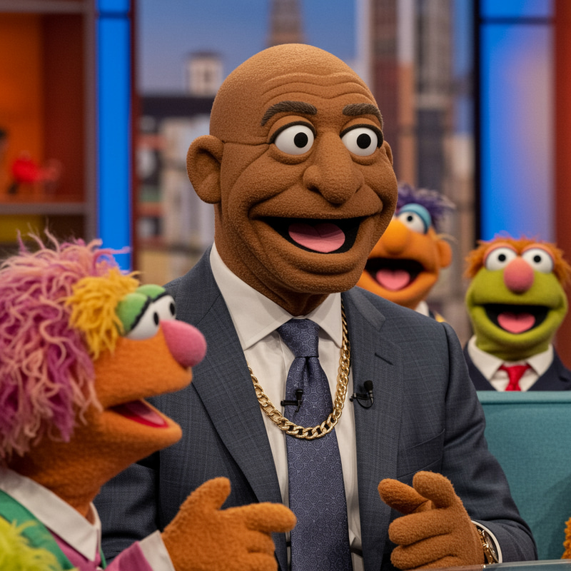 Shannon Sharpe as a Muppet: Fun and Humor