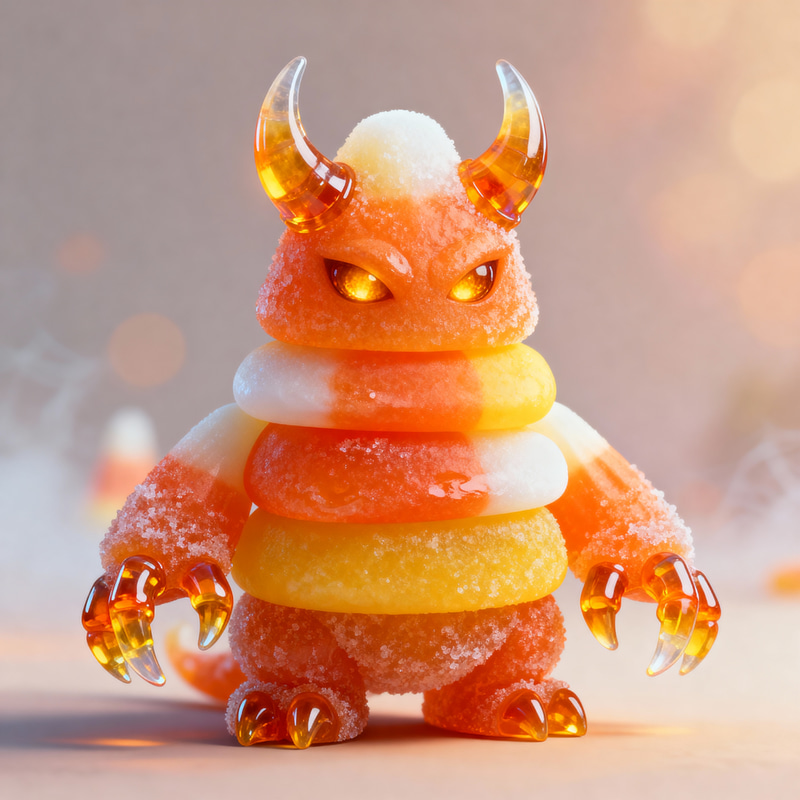 Candy Corn Demon: Sweet Halloween Horror Candy Corn Demon: Sweet Halloween Horror