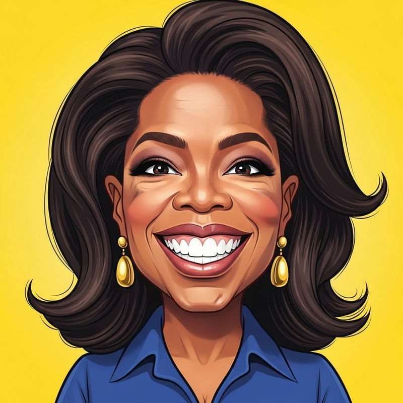 Fun Caricature of Oprah Winfrey