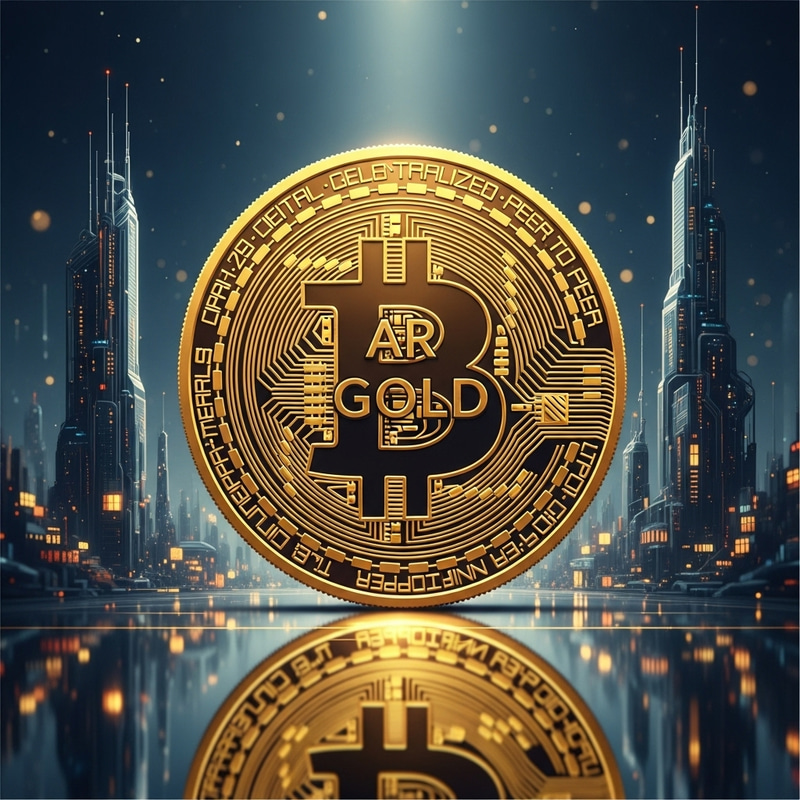 AR Gold CPR World Trade Coin - Digital Art AR Gold CPR World Trade Coin - Digital Art
