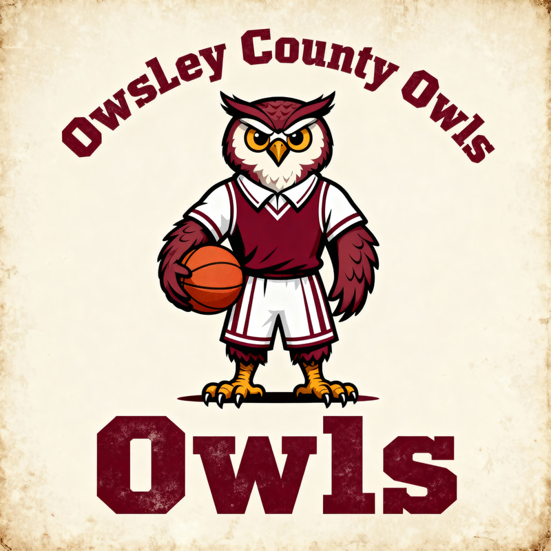 Owsley County Owls Vintage Basketball Uniforms Owsley County Owls Vintage Basketball Uniforms