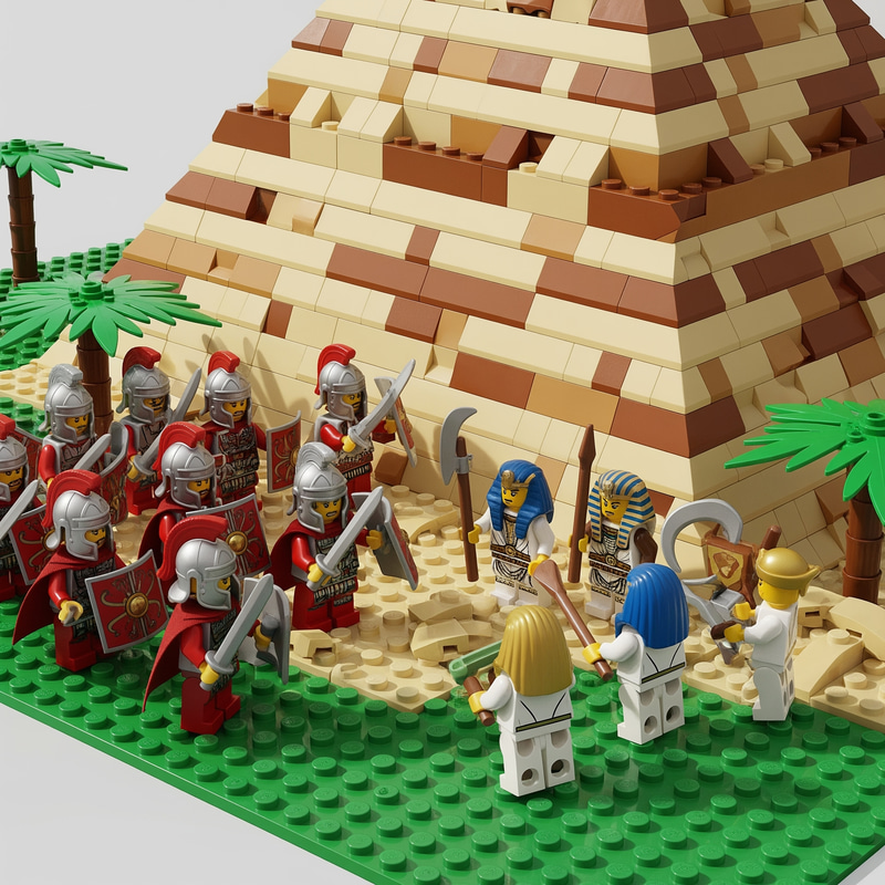 LEGO Pyramid Battle: Romans vs Egyptians LEGO Pyramid Battle: Romans vs Egyptians