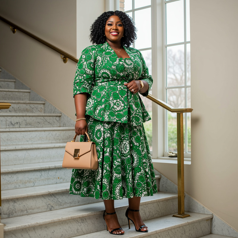 Stylish Plus Size Ankara Outfit for Every Occasion Stylish Plus Size Ankara Outfit for Every Occasion