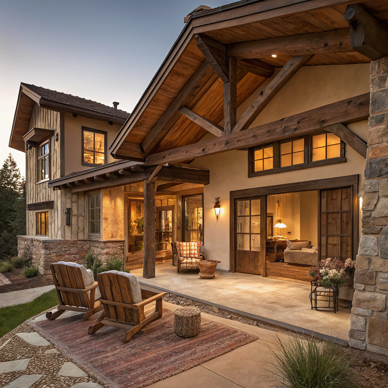 Rustic Style House Exterior Transformation Rustic Style House Exterior Transformation