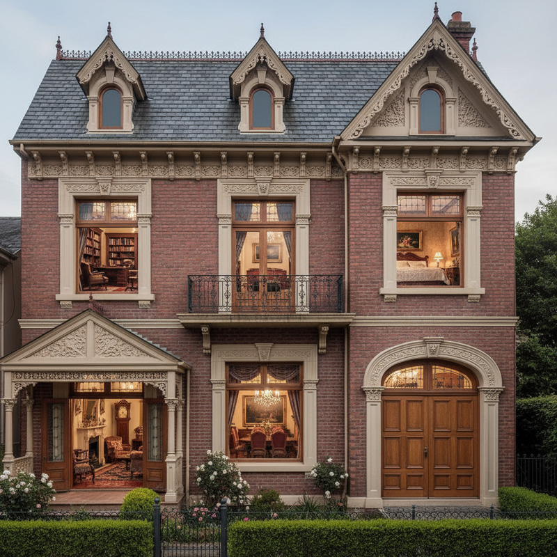 Victorian Style House Exterior Transformation Victorian Style House Exterior Transformation