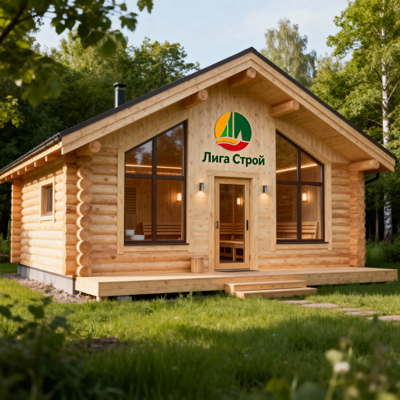 Scandinavian Bathhouse by Liga Stroy - Nature View