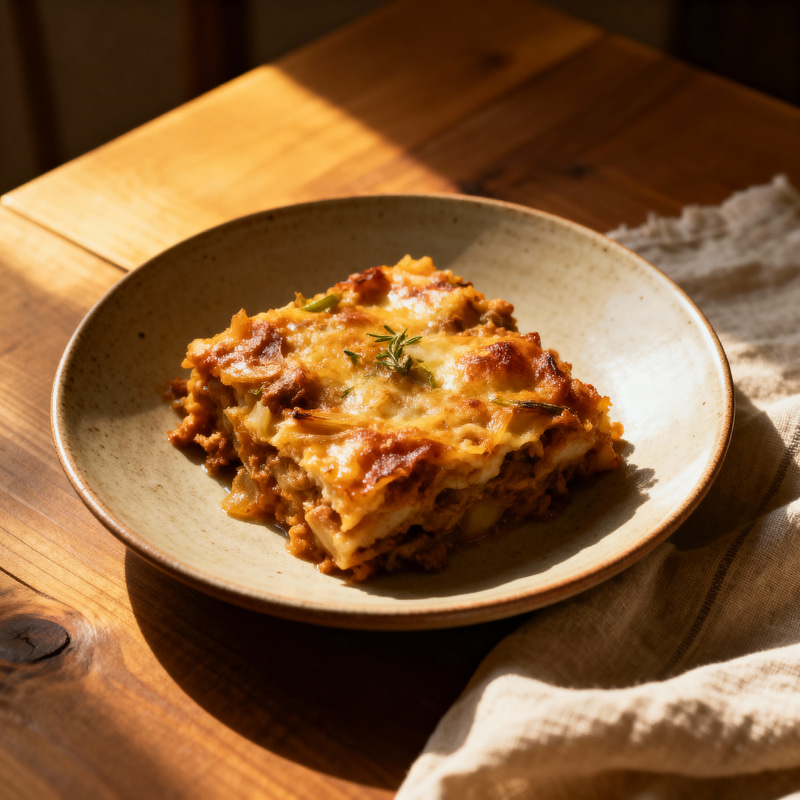 Simple Warm Color Food Visuals for Home Cooking