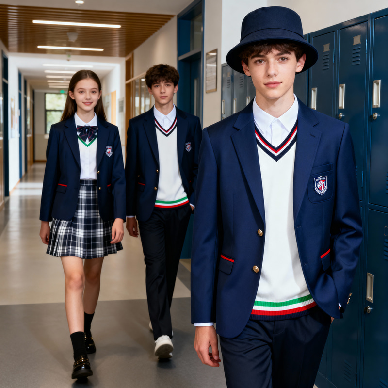 Stylish Modern High School Uniforms for Boys & Girls Stylish Modern High School Uniforms for Boys & Girls