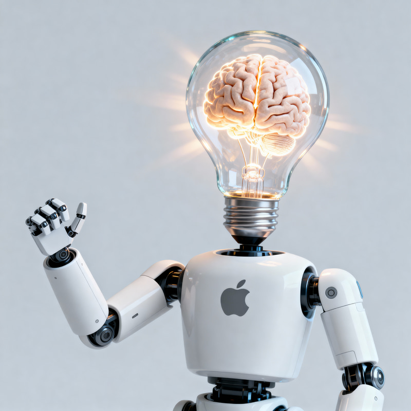 Energetic Robot Mascot with Lightbulb Head Energetic Robot Mascot with Lightbulb Head