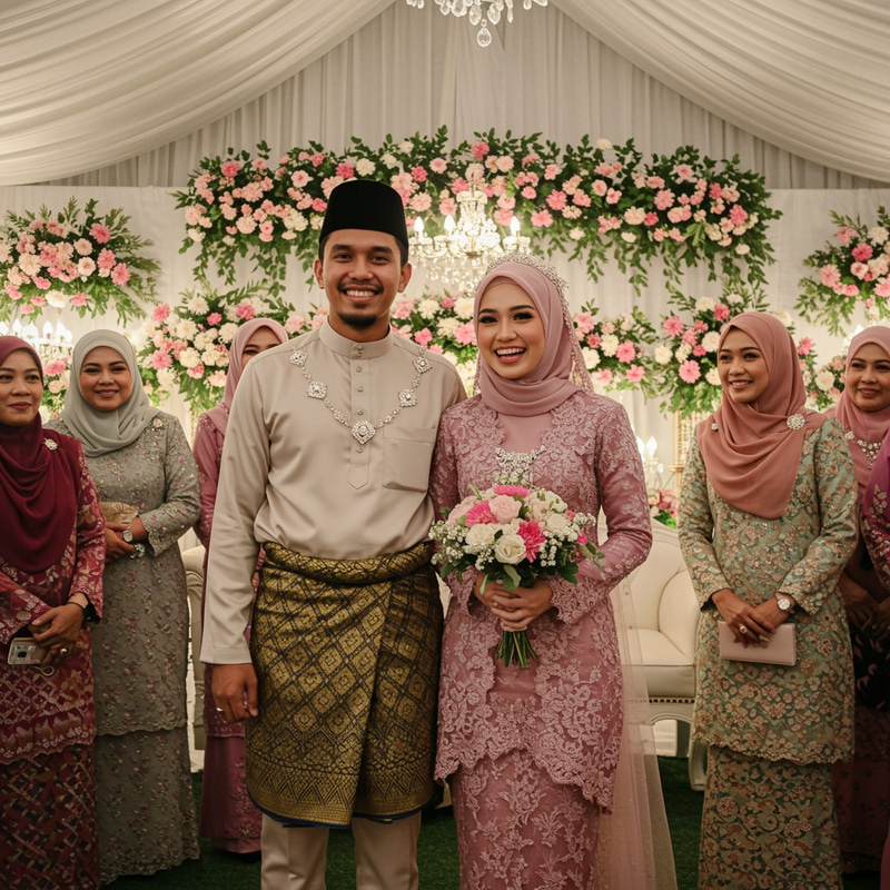 Traditional Malay Muslim Wedding Ceremony
