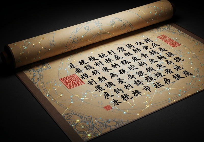 Starry Ancient Scroll: I Am the Firmament