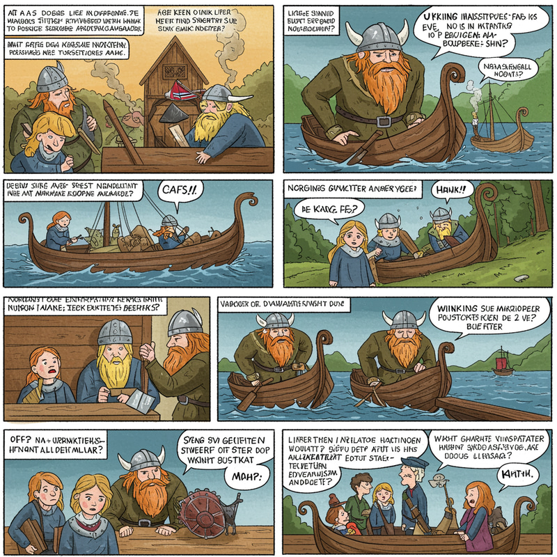 Viking Adventures: A Humorous Comic Journey Viking Adventures: A Humorous Comic Journey