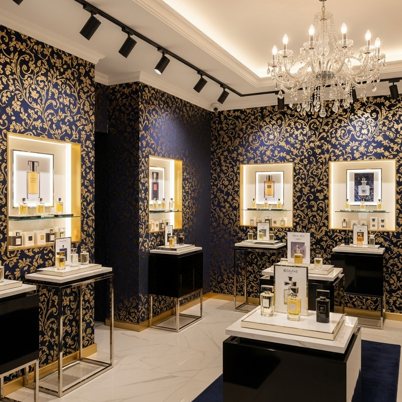 Luxury Perfume Store Background Designs Luxury Perfume Store Background Designs
