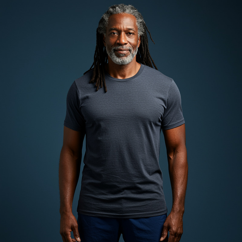 Muscular 60-Year-Old Man - Full Body Portrait Muscular 60-Year-Old Man - Full Body Portrait