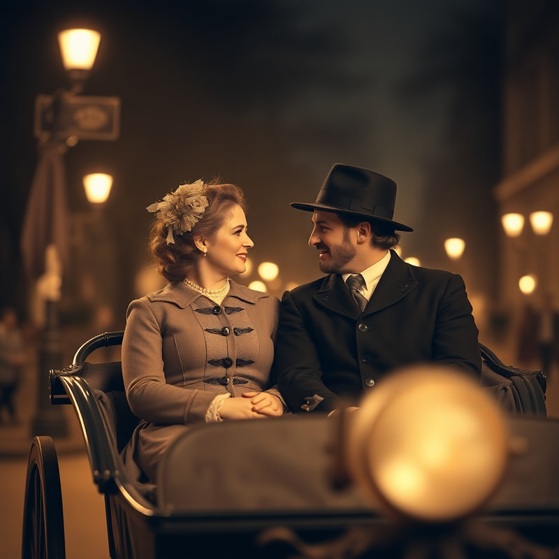 Victorian Romance: Carriage Portrait Photography Victorian Romance: Carriage Portrait Photography