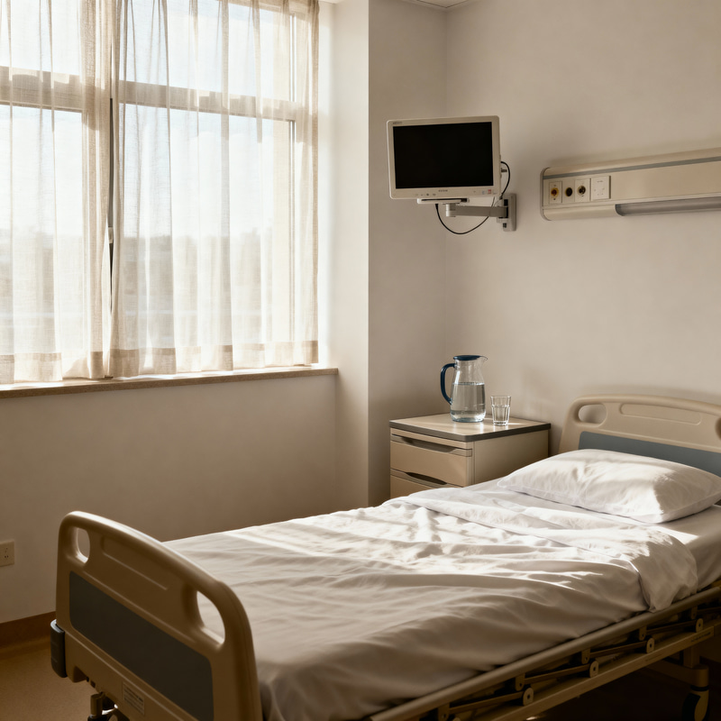 Comfortable Patient Room in a Hospital Comfortable Patient Room in a Hospital