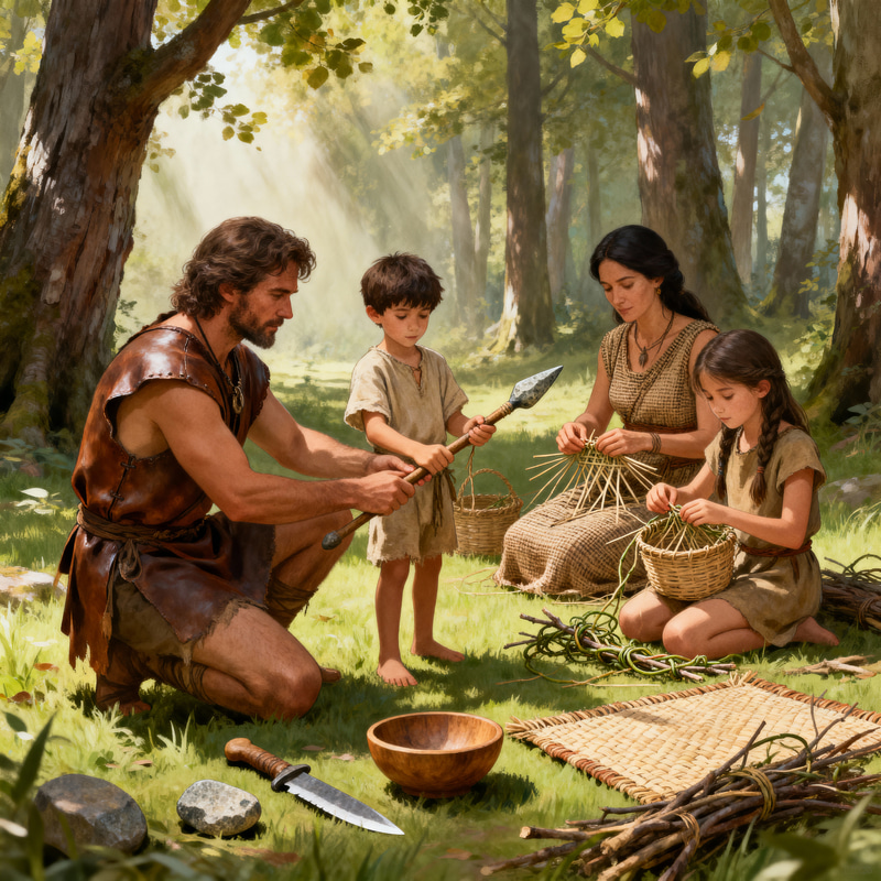 Peaceful Forest Family Gathering | Cooking & Learning Peaceful Forest Family Gathering | Cooking & Learning