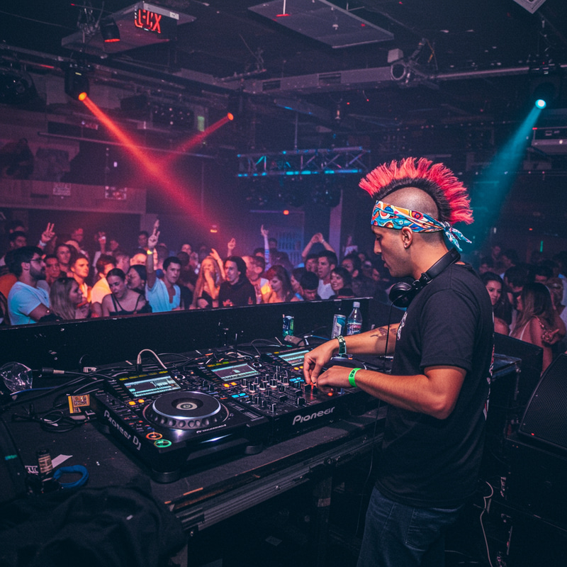 DJ Spinning Tracks - Live Mixes and Beats DJ Spinning Tracks - Live Mixes and Beats