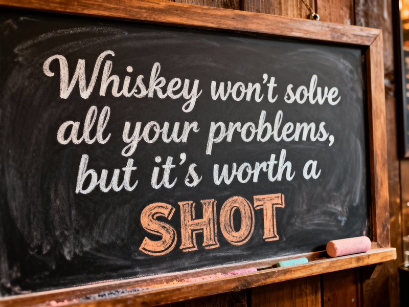 Whiskey Wisdom: It's Worth a Shot Whiskey Wisdom: It's Worth a Shot