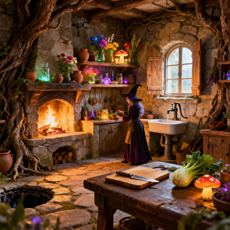 Enchanting Good Witch's Kitchen Design