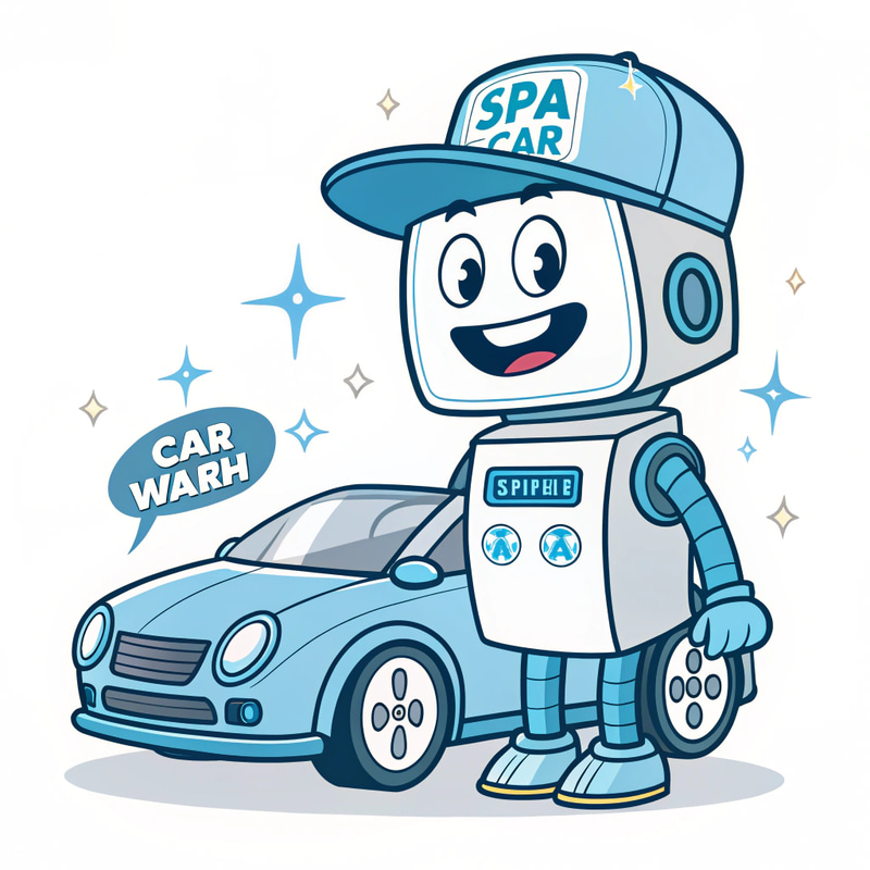 Create a Mascot for Spa Car Vehicle Detailing