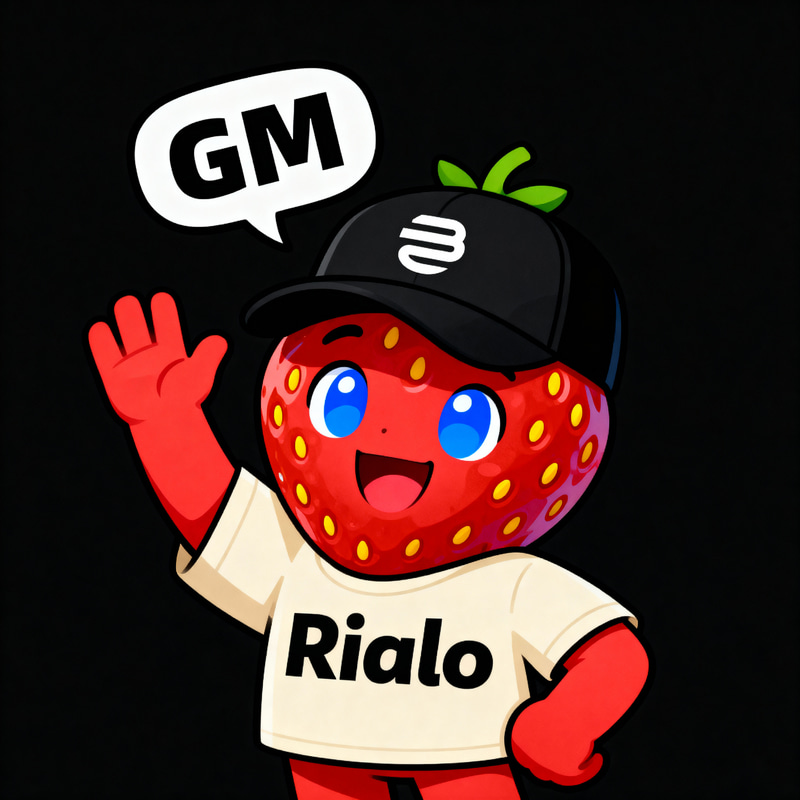 Cute Strawberry Character - Rialo Merch Cute Strawberry Character - Rialo Merch