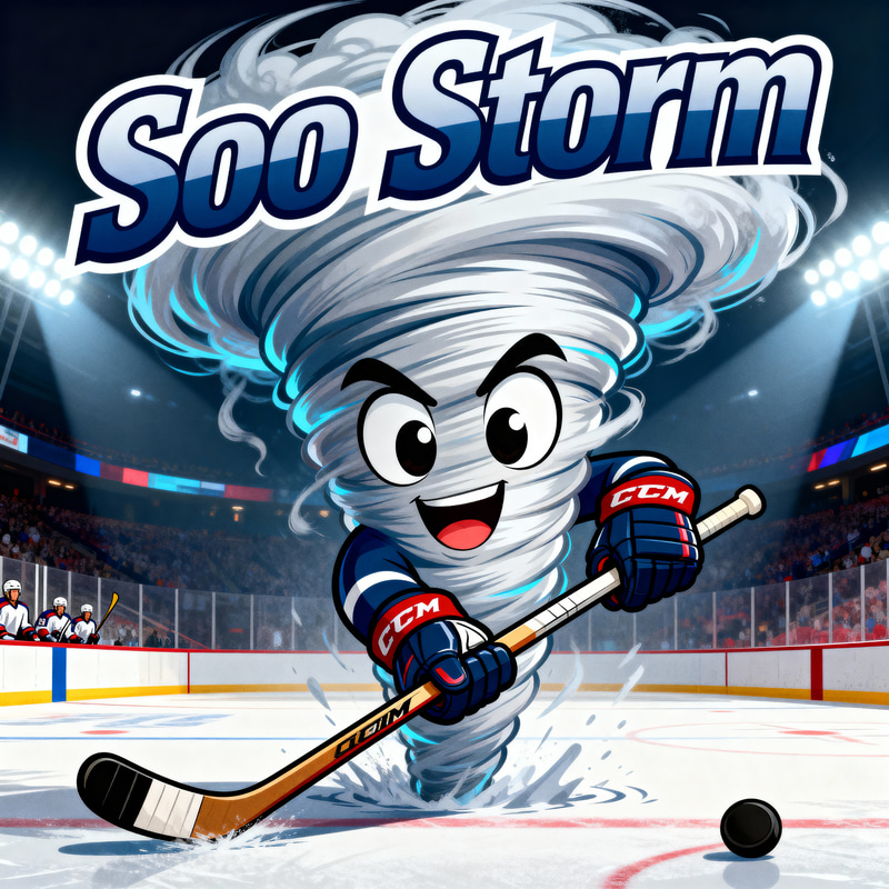 Soo Storm: Tornado Hockey Team Mascot