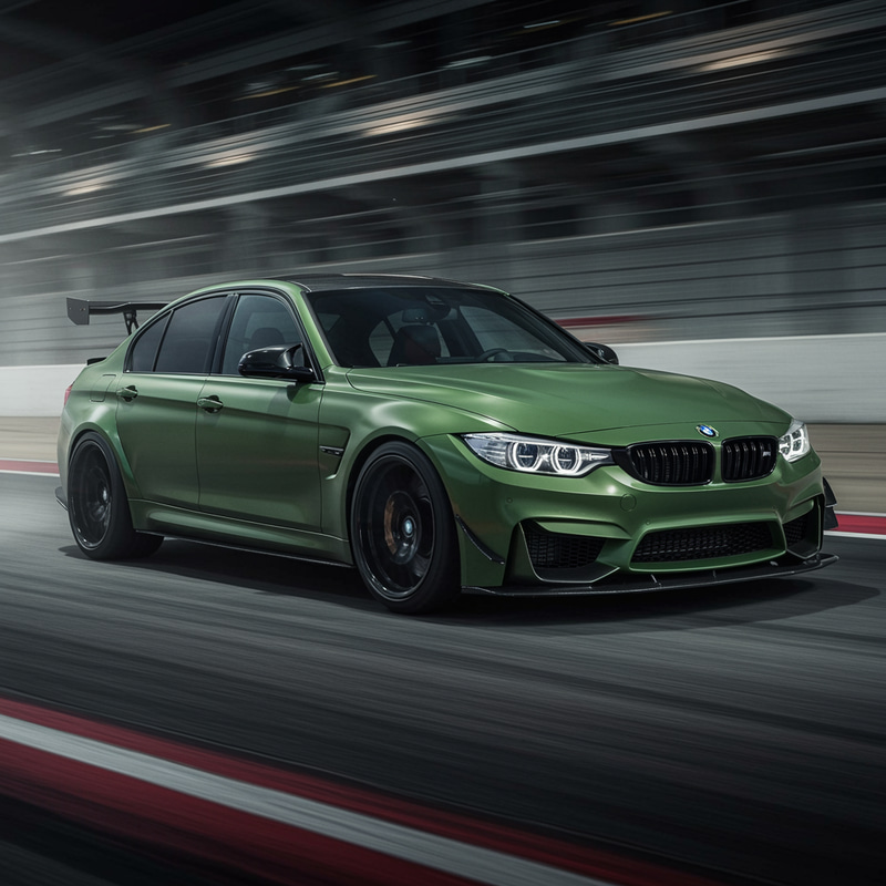 BMW M3 Competition in Military Green BMW M3 Competition in Military Green