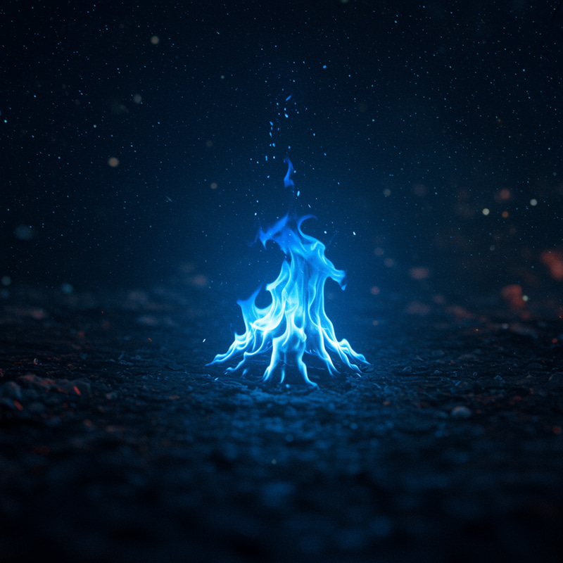 Mystical Blue Flame Fantasy Background Mystical Blue Flame Fantasy Background