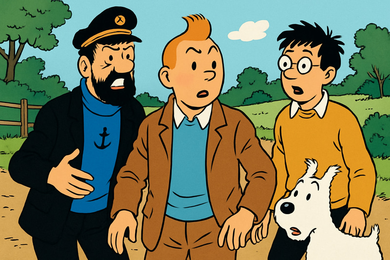 Transform Photos into Tintin Art Style